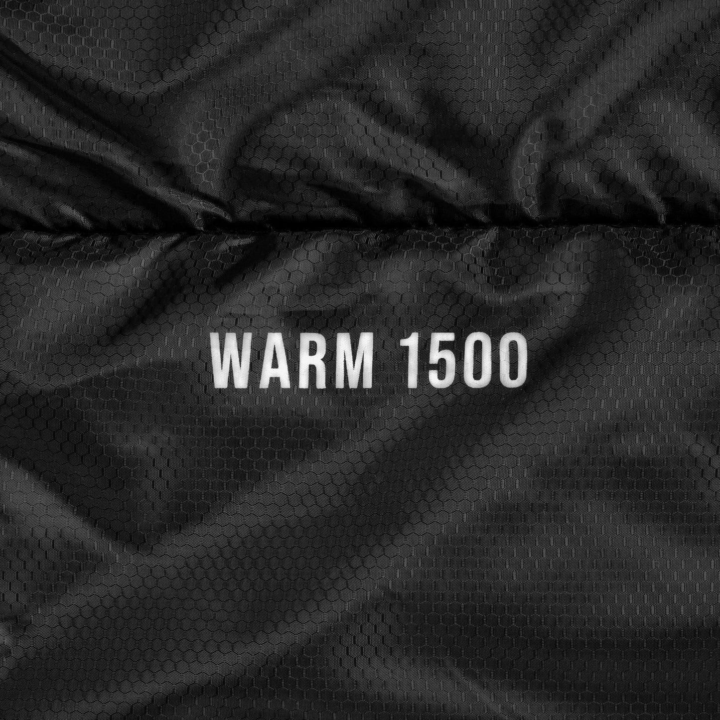 Śpiwór Alpinus Warm 1500 Czarny - lewy