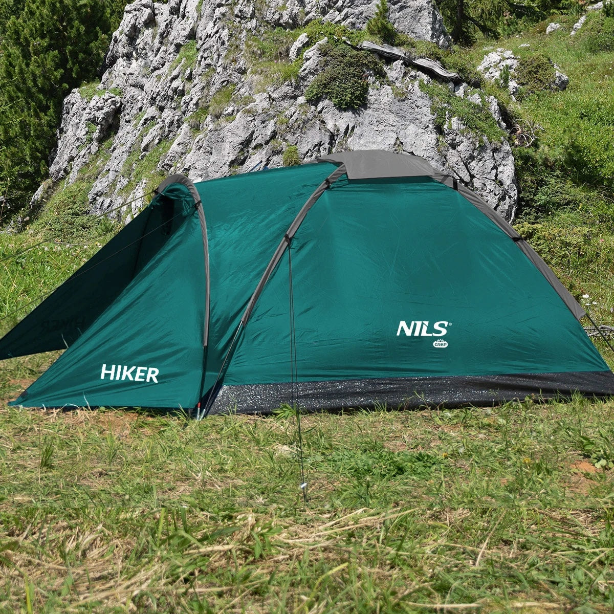 Namiot 2-osobowy Nils Camp Hiker NC6010 - Zielony