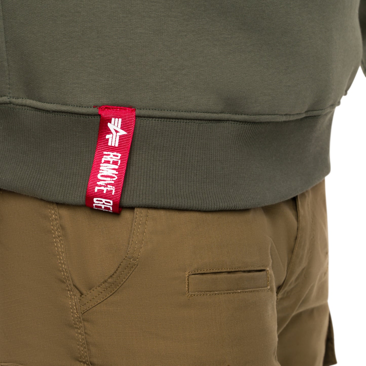 Bluza Alpha Industries Basic Sweater Small Logo - Dark Olive