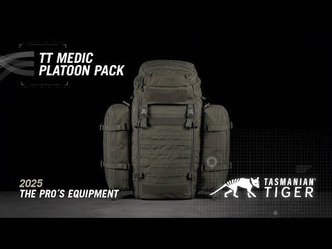 Plecak medyczny Tasmanian Tiger Medic Platoon Pack 57 l - Black