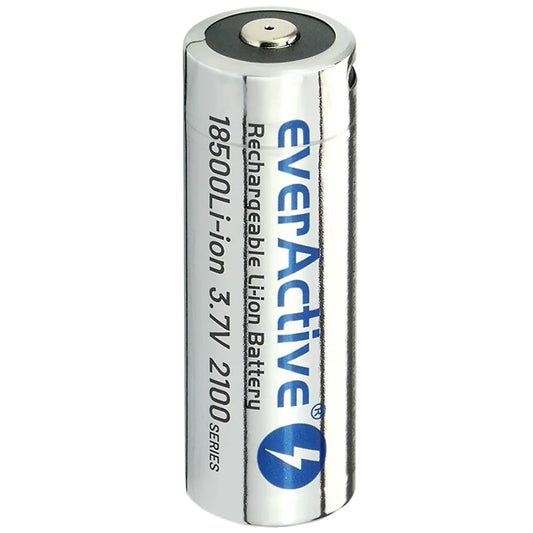 Akumulator 3,7 V everActive 18500 z zabezpieczeniem - 2100 mAh