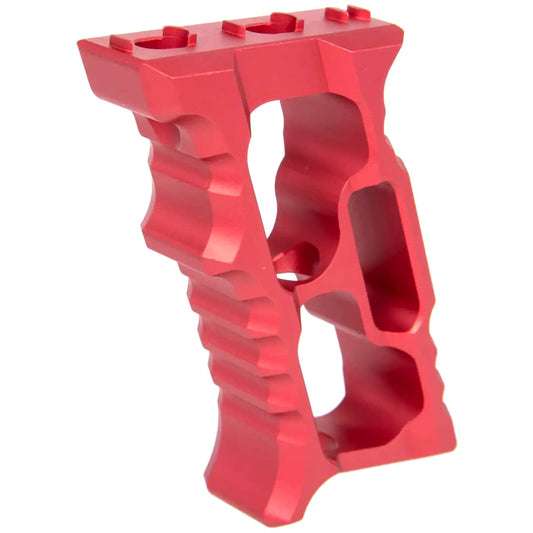 Aluminiowy kątowy chwyt przedni JJ Airsoft TD Minivert M-LOK/KeyMod - Red