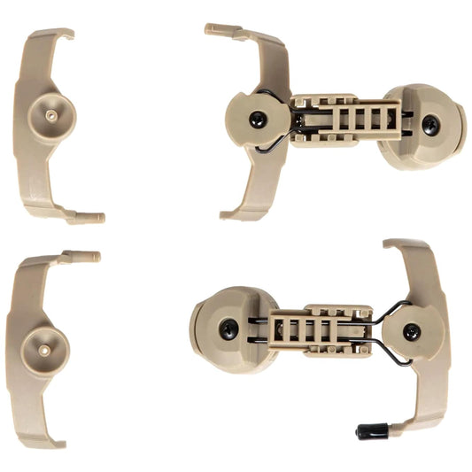 Adapter słuchawek TacSky typu ComTac na szyny ARC - Flat Dark Earth