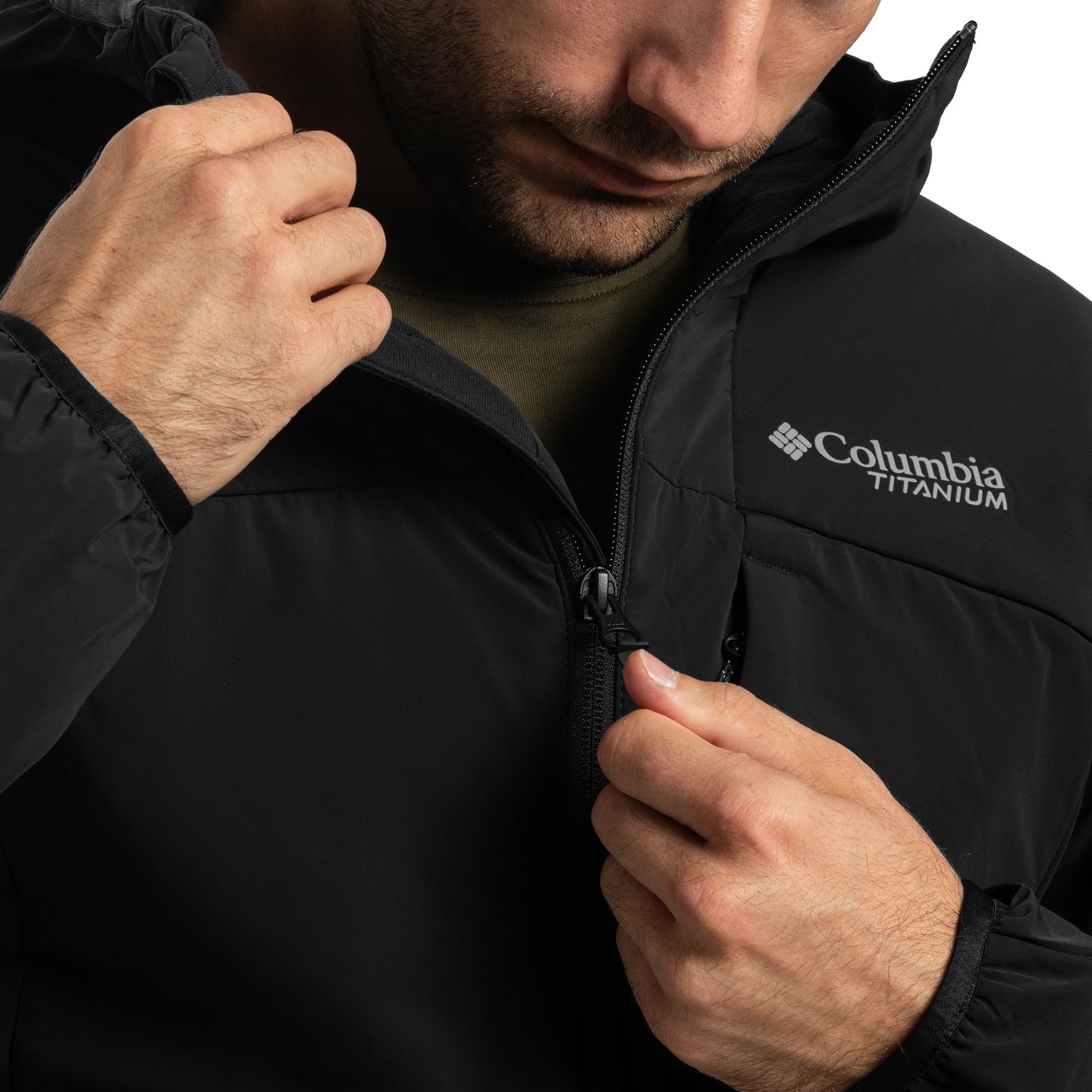 Kurtka Columbia Silver Leaf Lite Insulated Hooded Jacket - Black