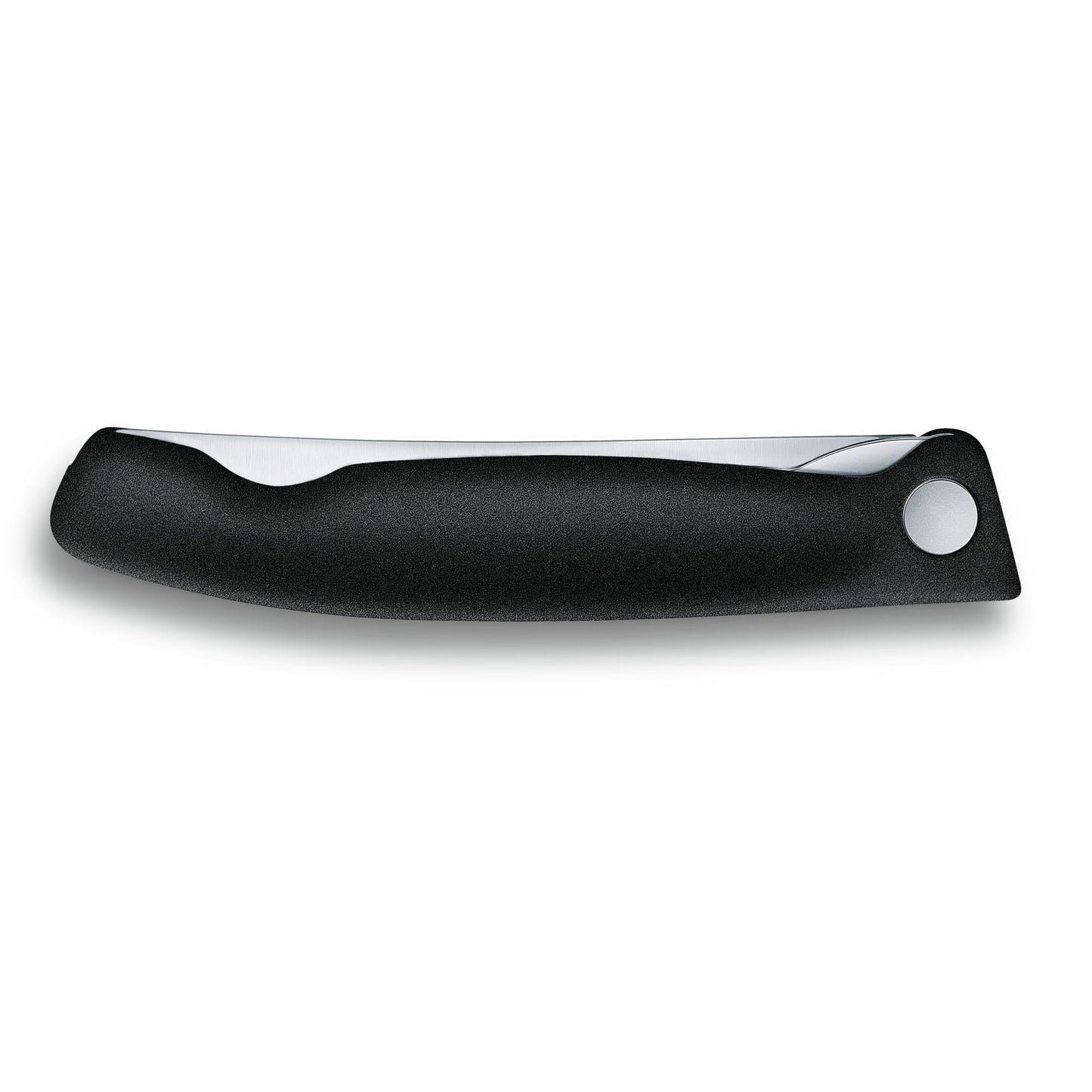Nóż składany kuchenny Victorinox Black - ząbkowany z zaokrąglonym czubkiem
