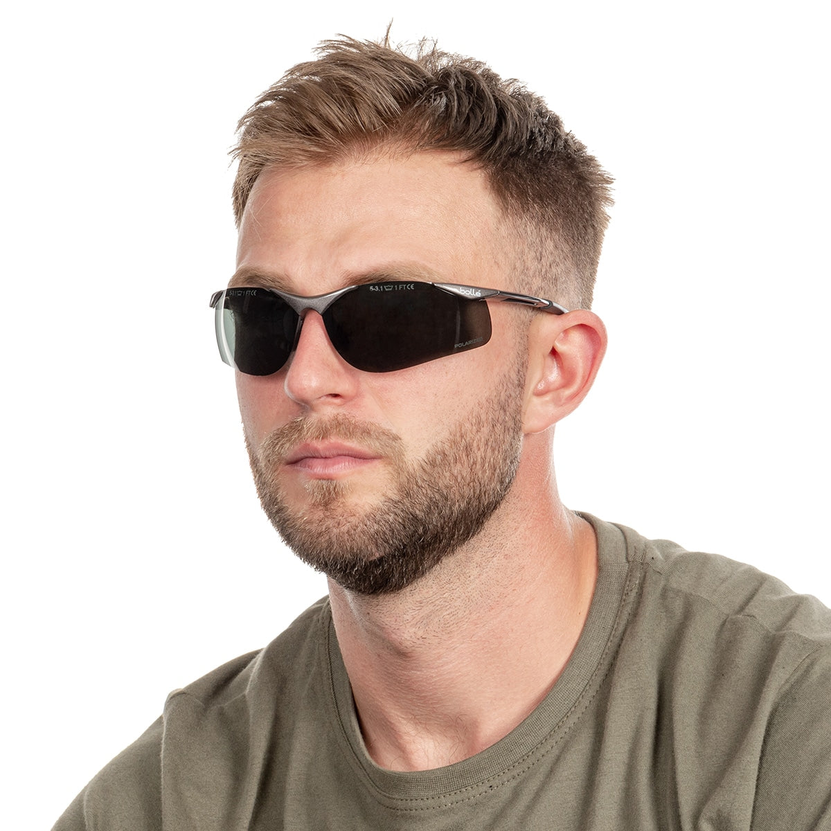 Okulary taktyczne Bolle Contour II - Smoke Polarized