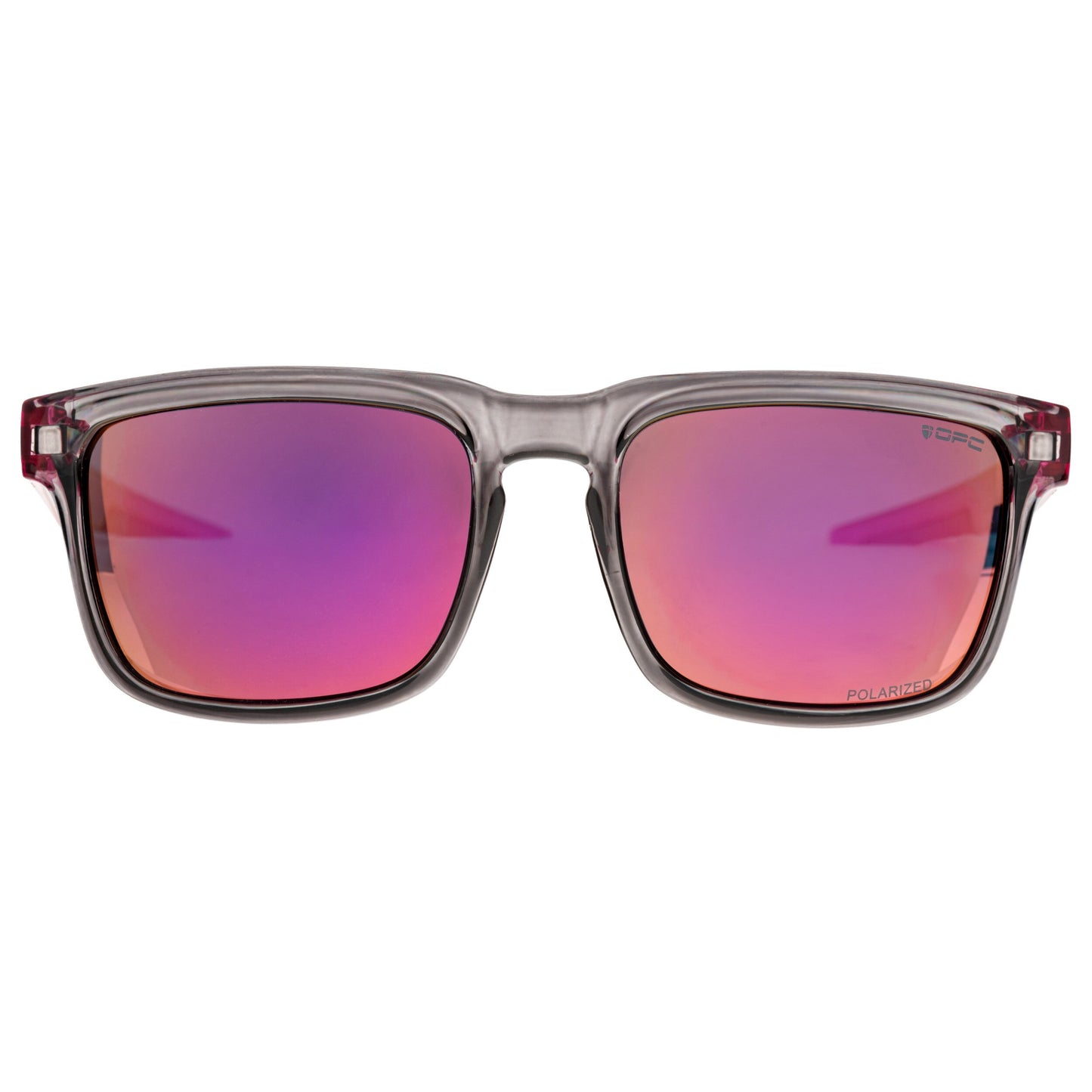 Okulary przeciwsłoneczne OPC Lifestyle California Black/Pink Revo z polaryzacją