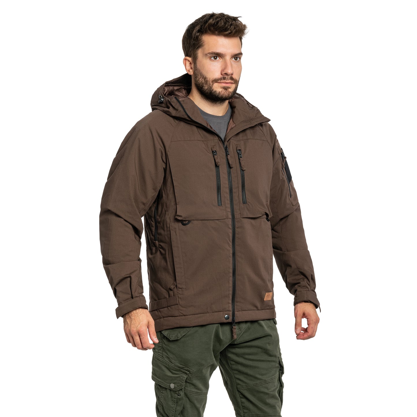Kurtka Helikon Winter Yukon Duracanvas - Earth Brown