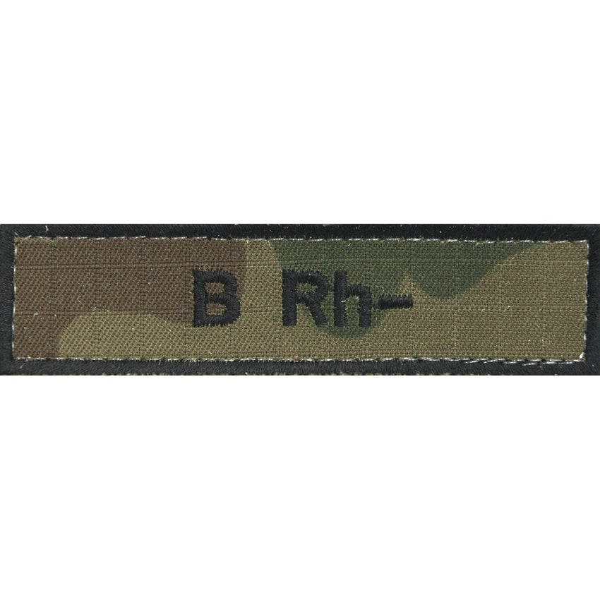 Emblemat - grupa krwi B Rh- wz.93 Pantera PL Woodland