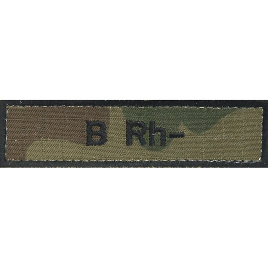 Emblemat - grupa krwi B Rh- wz.93 Pantera PL Woodland