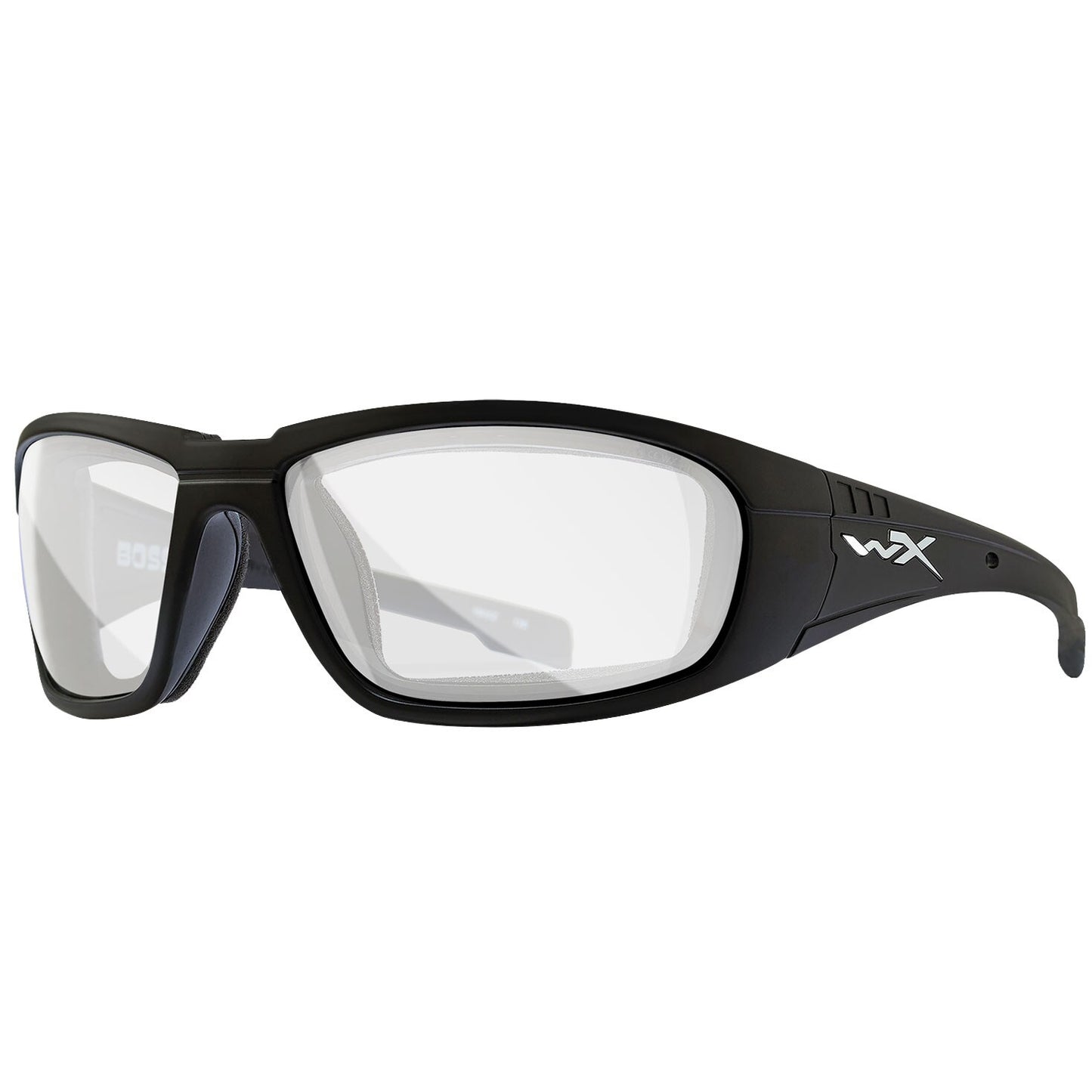 Okulary taktyczne Wiley X Boss - Clear/Matte Black
