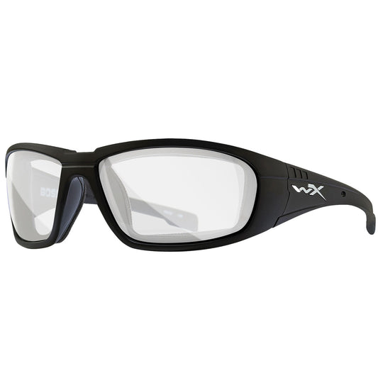 Okulary taktyczne Wiley X Boss - Clear/Matte Black