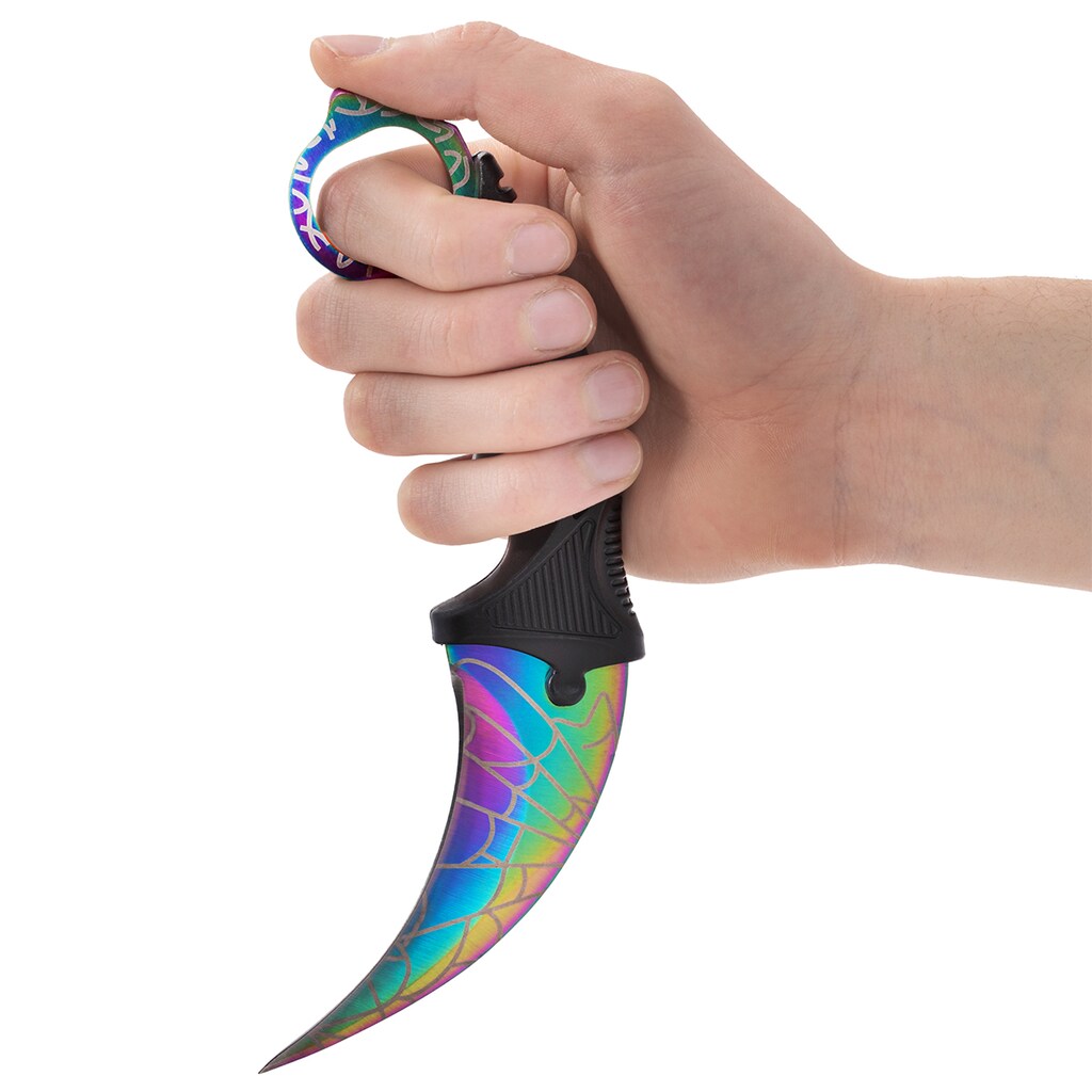 Nóż Karambit CS:GO - Spider Web Rainbow