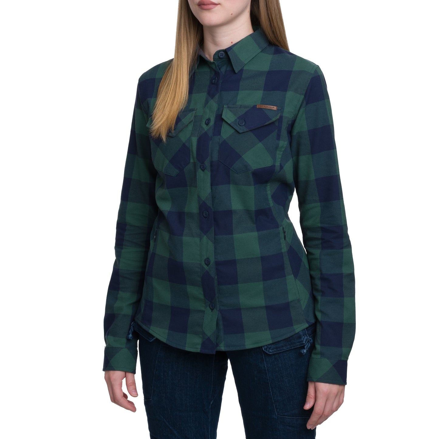 Koszula damska Helikon Marigold - Moss Green Checkered