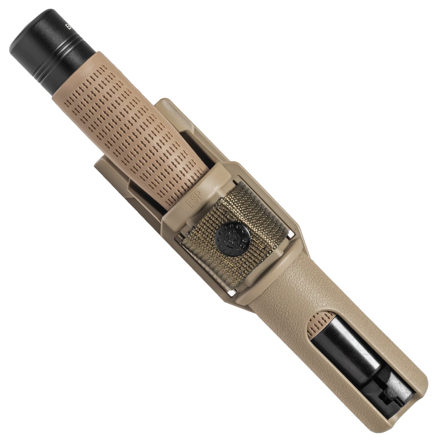 Pałka teleskopowa ESP Easy Lock Button Ergonomic hartowana 20" - Khaki