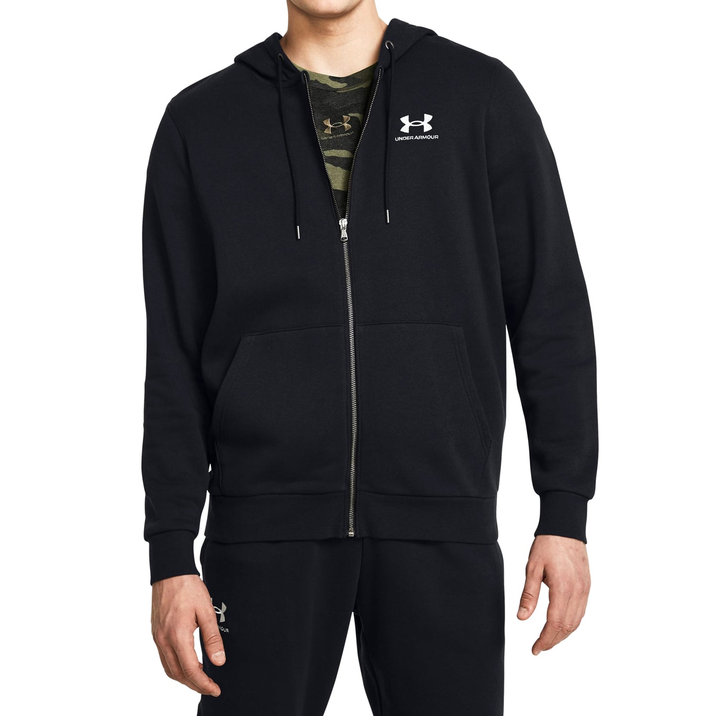 Bluza Under Armour Icon Fleece Full-Zip Hoodie - Black