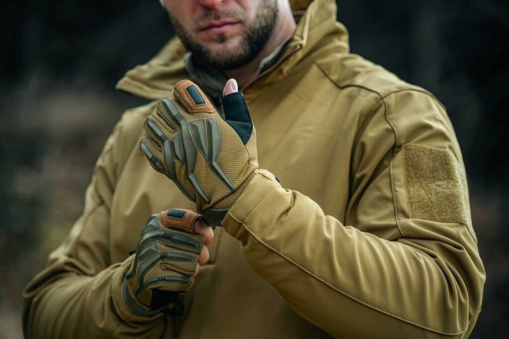 Rękawice taktyczne Highlander Forces Raptor Gloves Half Finger - Coyote