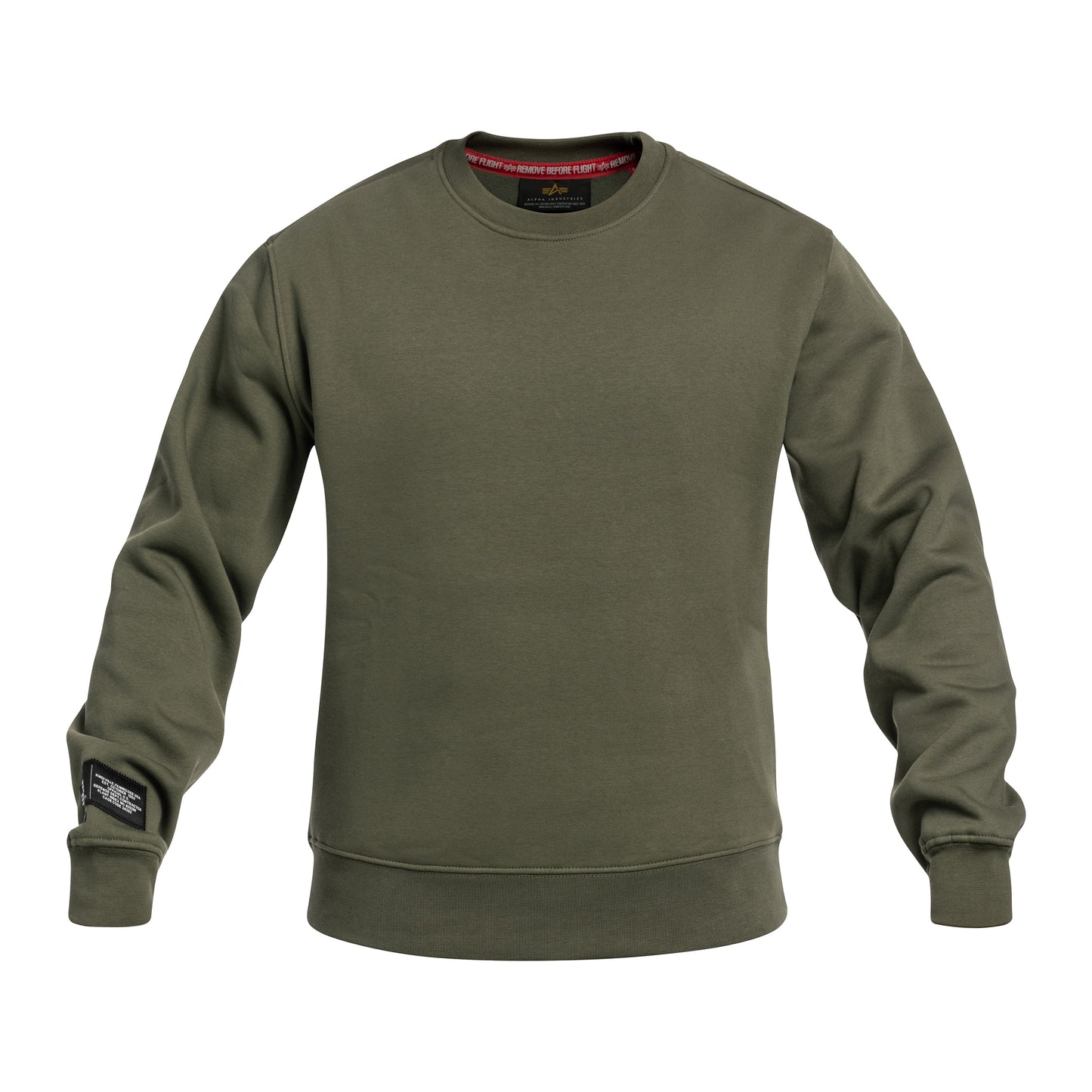 Bluza Alpha Industries Label Backprint - Dark Olive