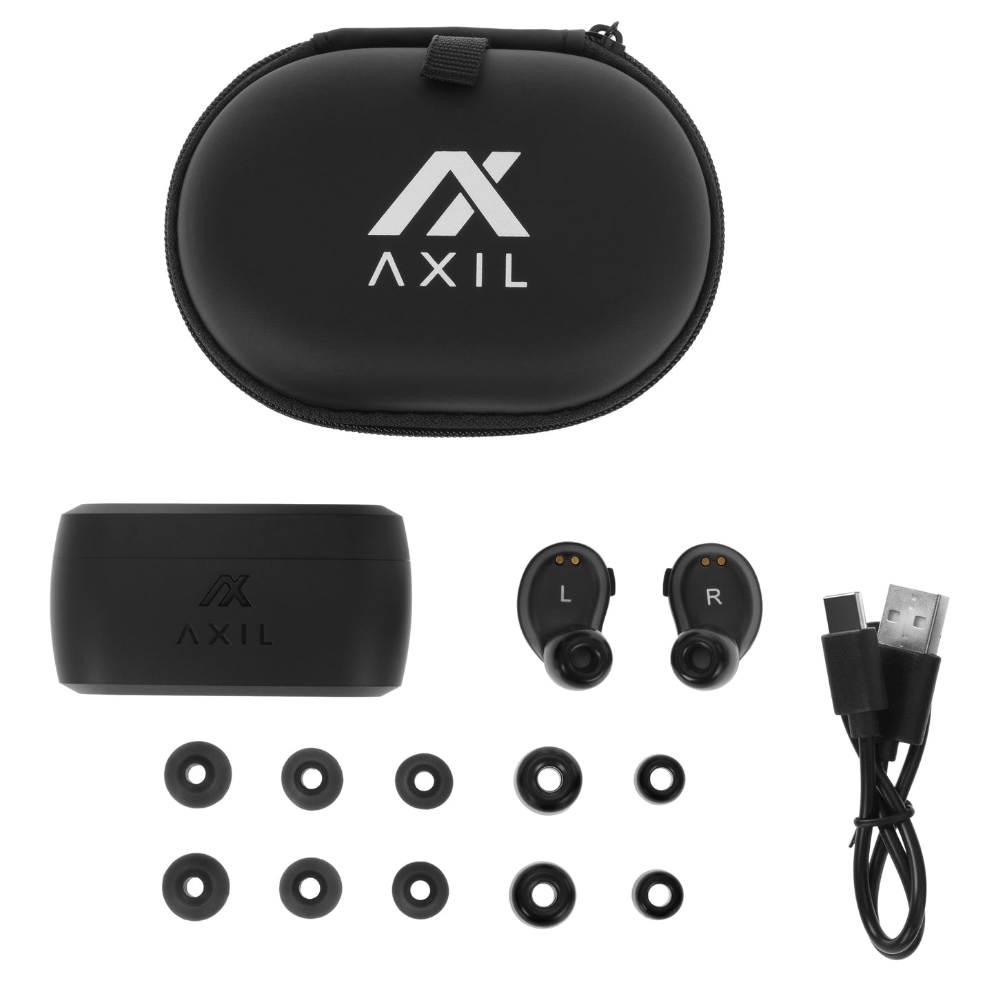 Ochronniki słuchu aktywne Axil XCor Pro BT - Black
