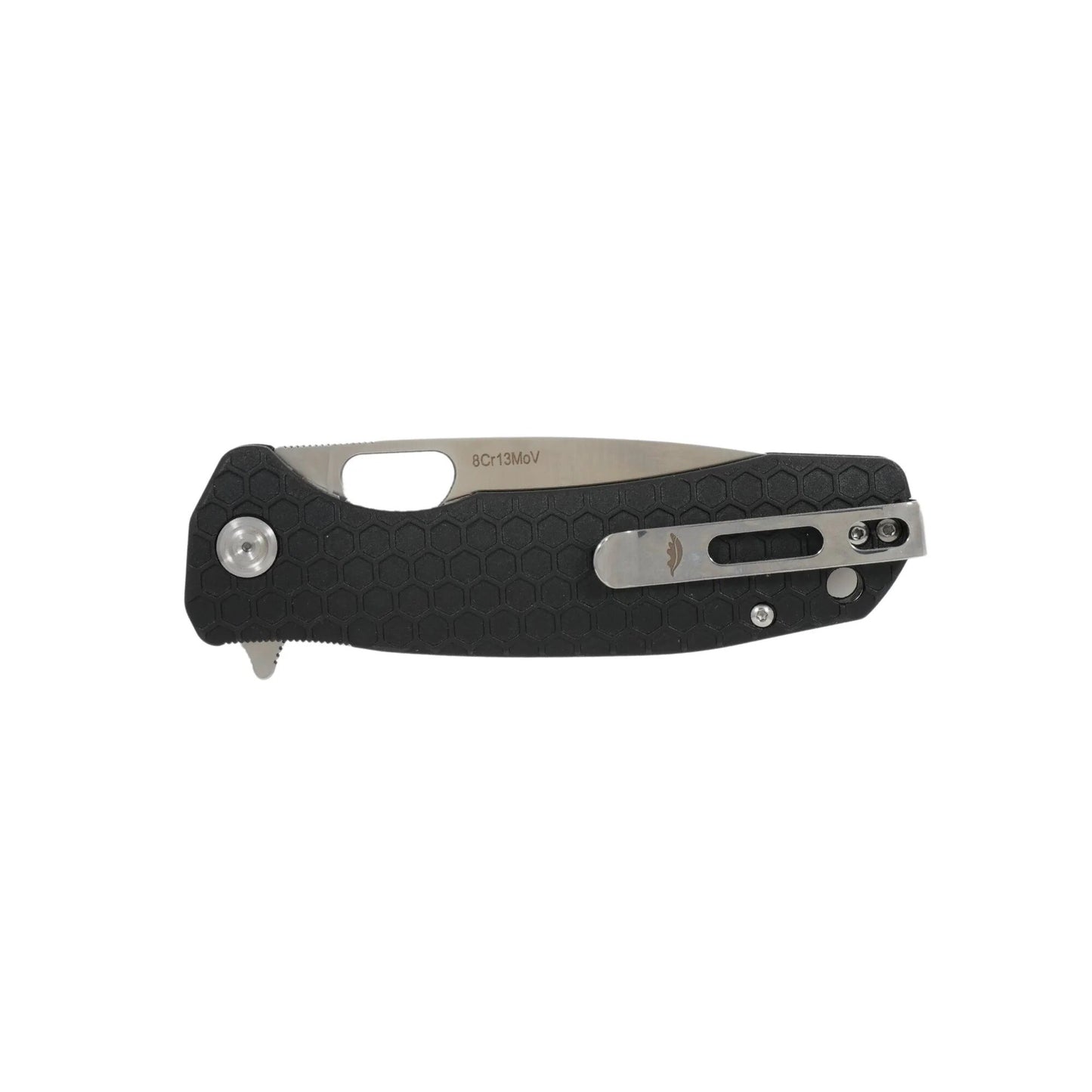Nóż składany Honey Badger Drop-Point Flipper Medium 8Cr13MoV - Black