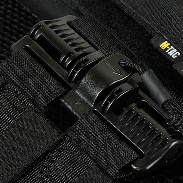 Kamizelka taktyczna typu Plate Carrier M-Tac Cuirass Fast QRS - Black - na płyty Medium