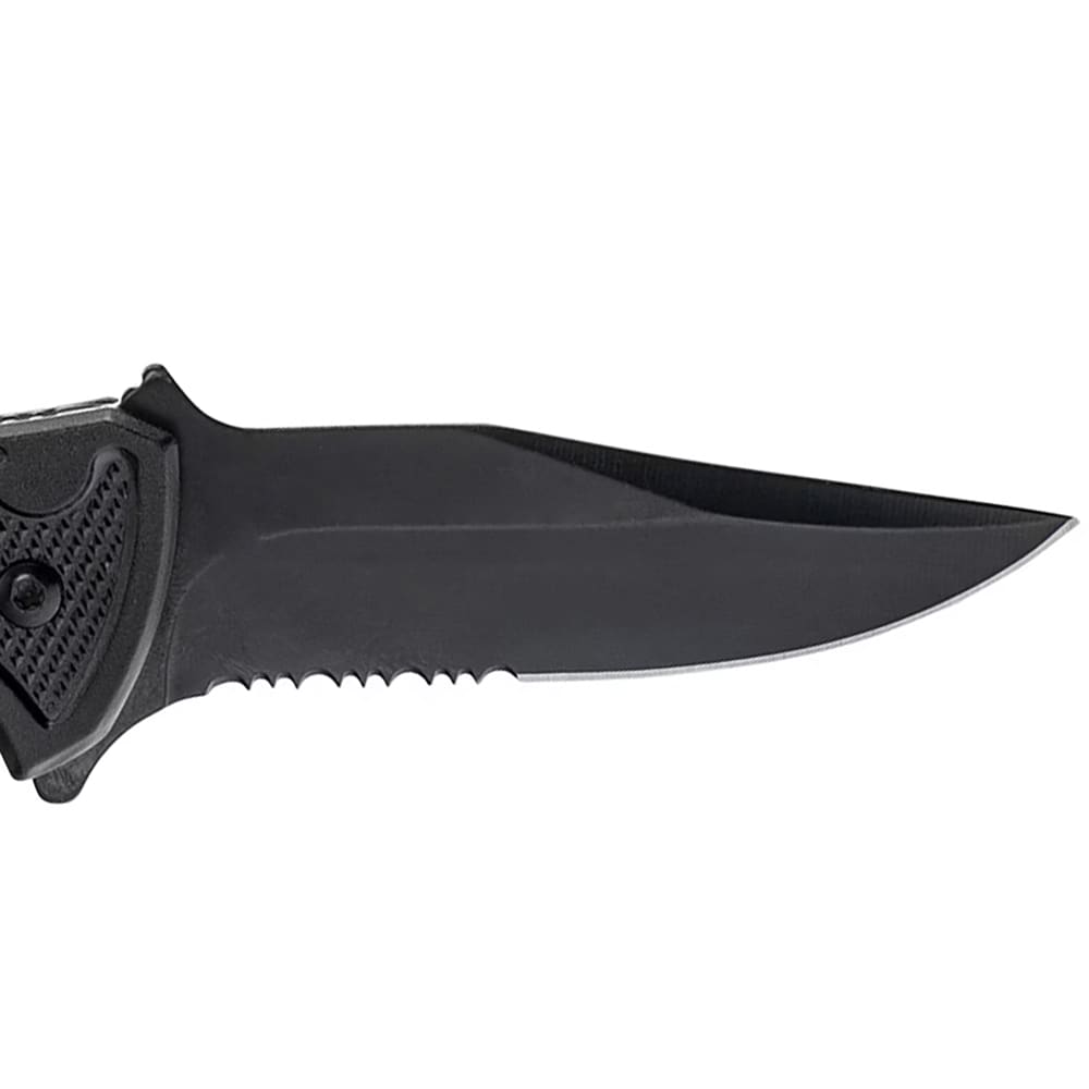 Nóż składany ratowniczy Mil-Tec Rescue Black