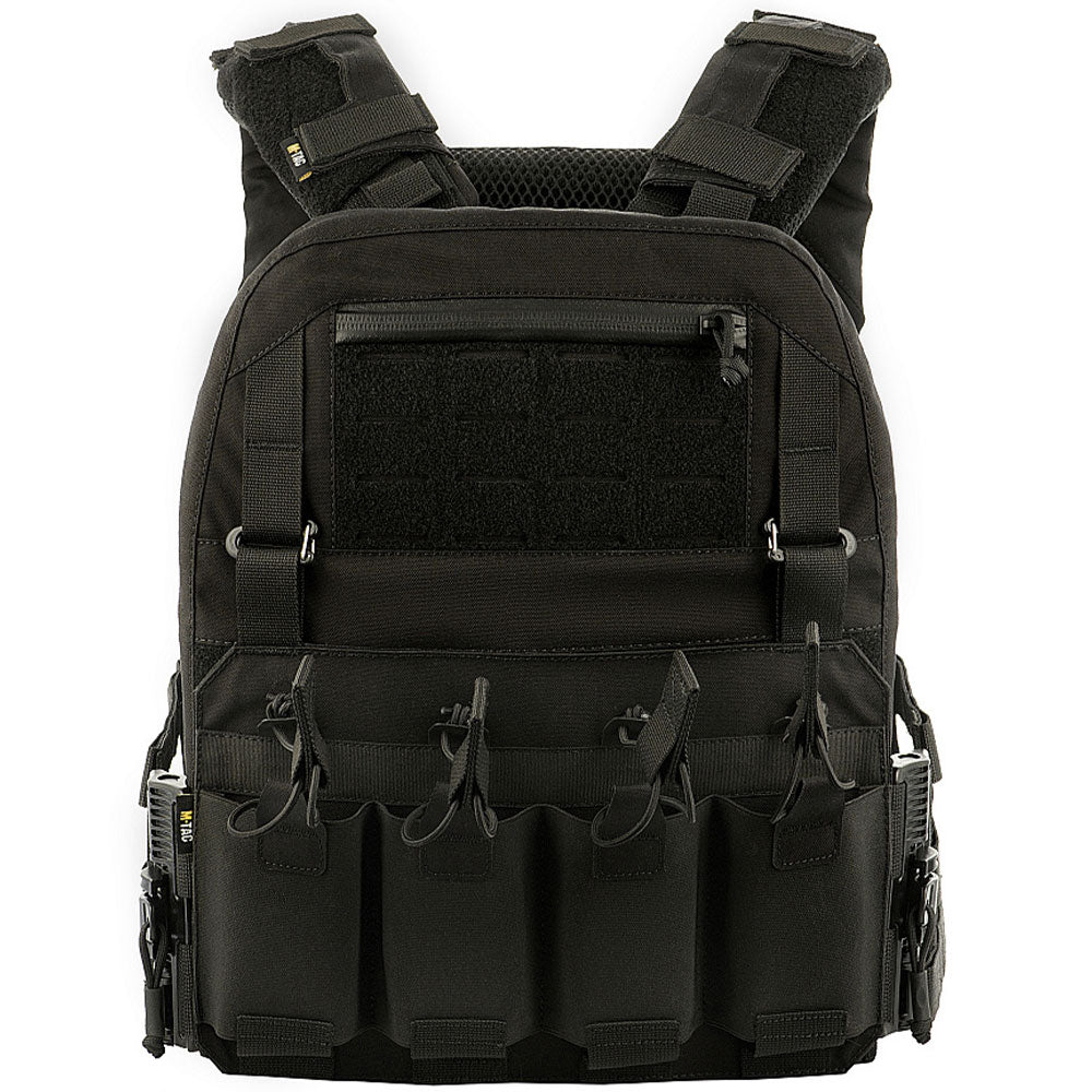 Kamizelka taktyczna typu Plate Carrier M-Tac Cuirass QRS Black - na płyty rozmiar L/XL