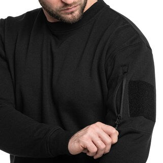 Bluza Mil-Tec Tactical Sweatshirt Round Neck - Black