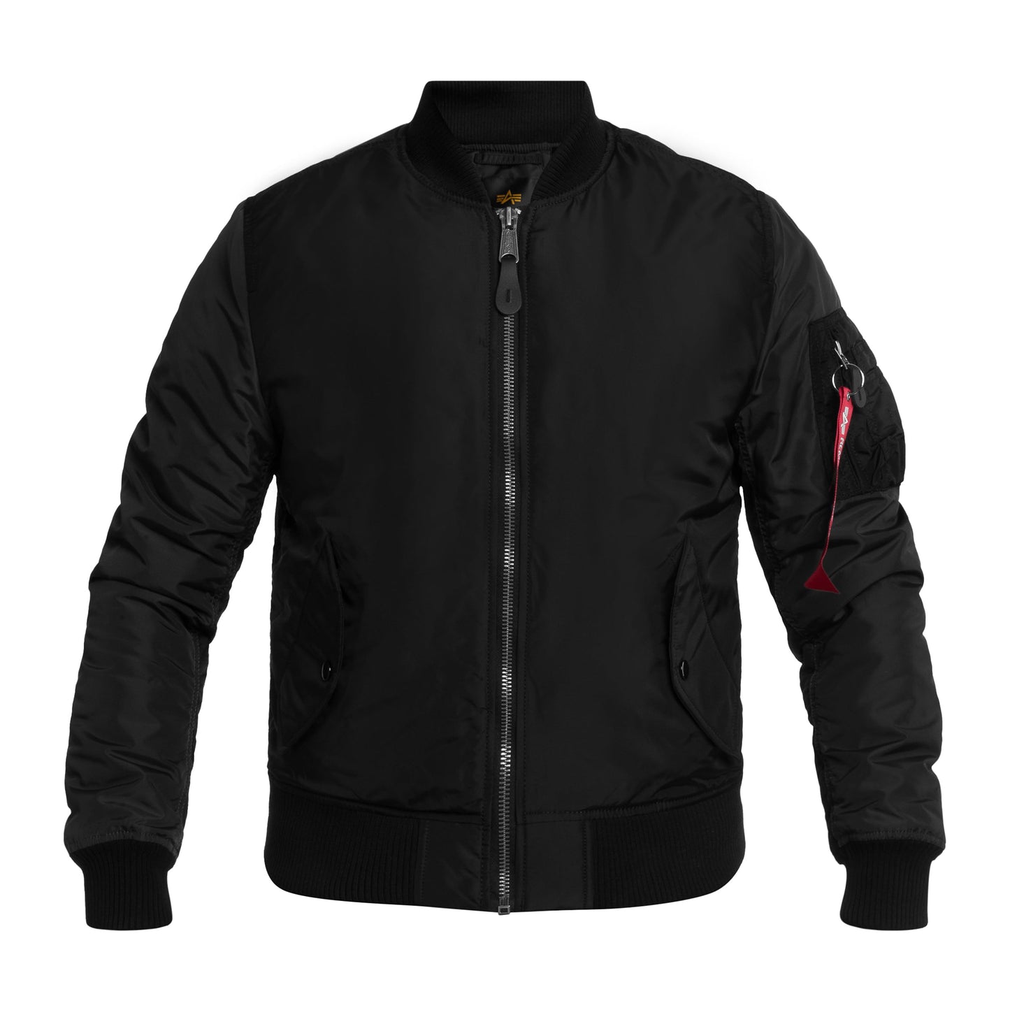 Kurtka Alpha Industries MA-1 Camo Back Embroidery Bomber - Black