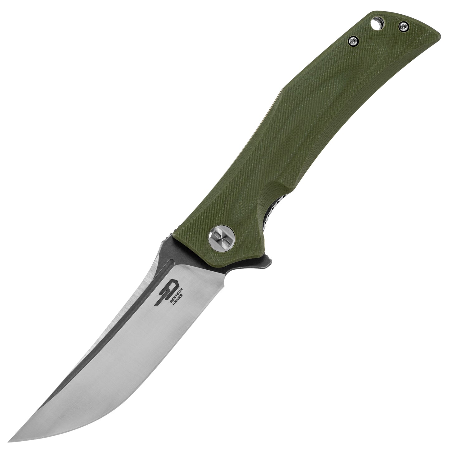 Nóż składany Bestech Knives Scimitar - Green/Gray Satin