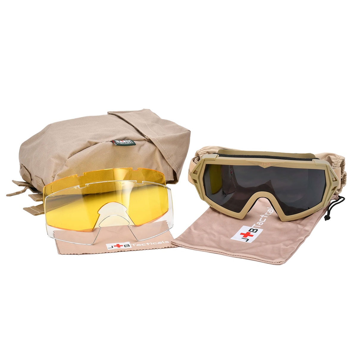 Gogle taktyczne JB Tacticals Antifog UV - Desert