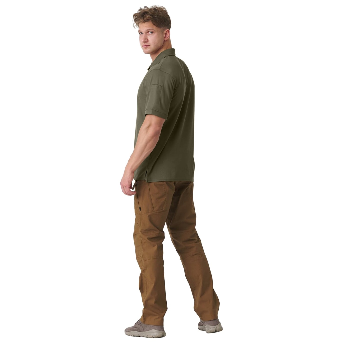 Koszulka termoaktywna Polo Helikon UTL TopCool - Olive Green