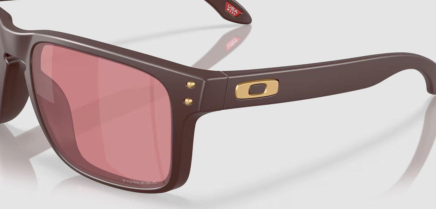 Okulary przeciwsłoneczne Oakley Holbrook - Matte Grenache/Prizm Dark Golf