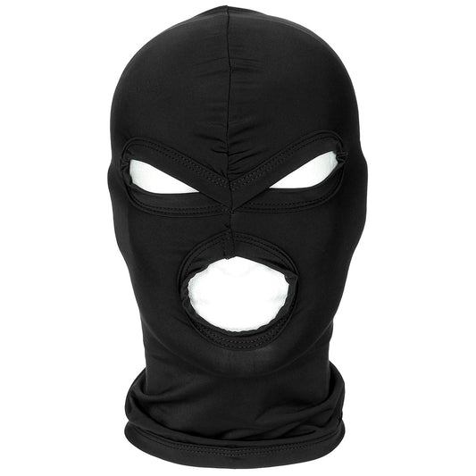 Kominiarka elastanowa MFH z 3 otworami - Black