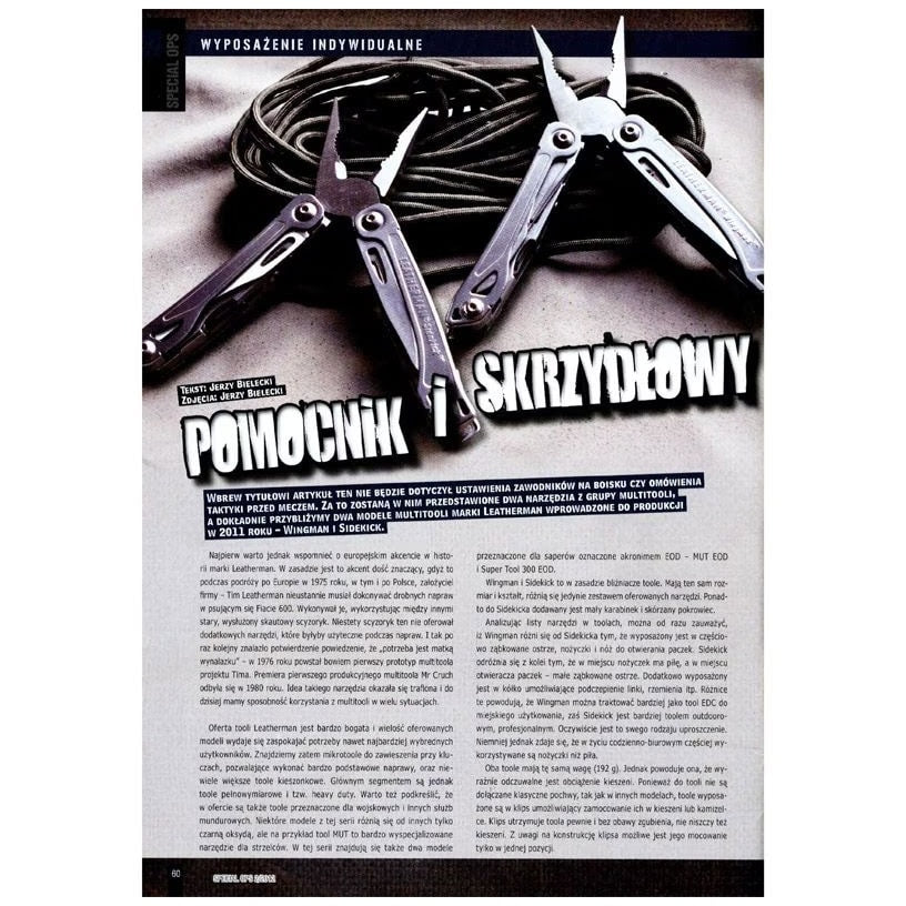 Multitool Leatherman Sidekick z kaburą