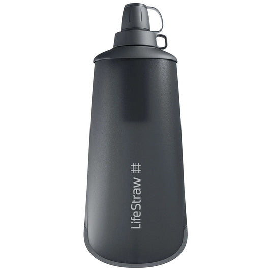 Butelka zwijana z filtrem LifeStraw Peak Squeeze 1 l - Dark Gray