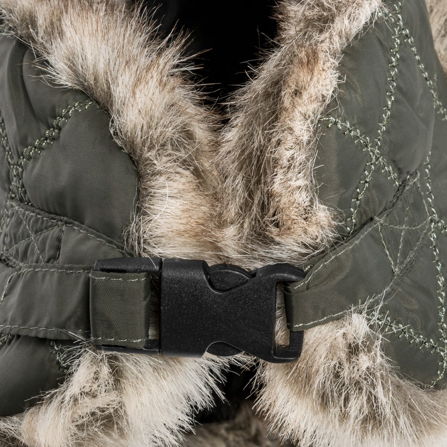 Czapka Mil-Tec Winter Faux-Fur - Olive