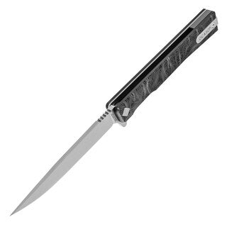 Nóż składany Ocaso Solstice Engraved Titanium - Satin/Topo