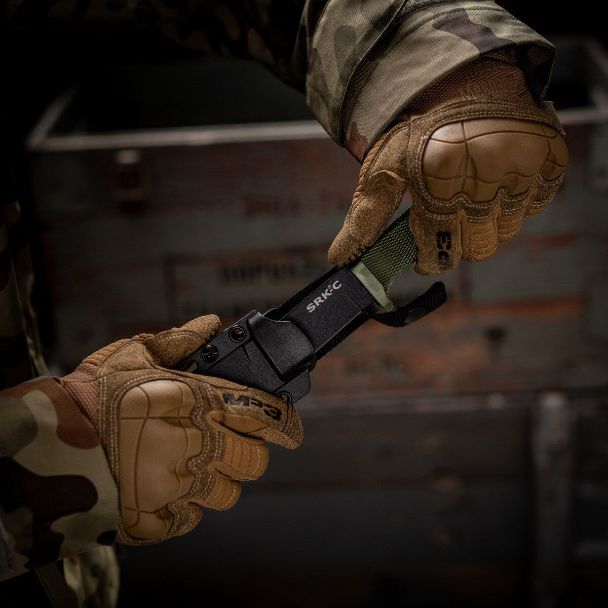 Nóż Cold Steel SRK Compact SK-5 - OD Green