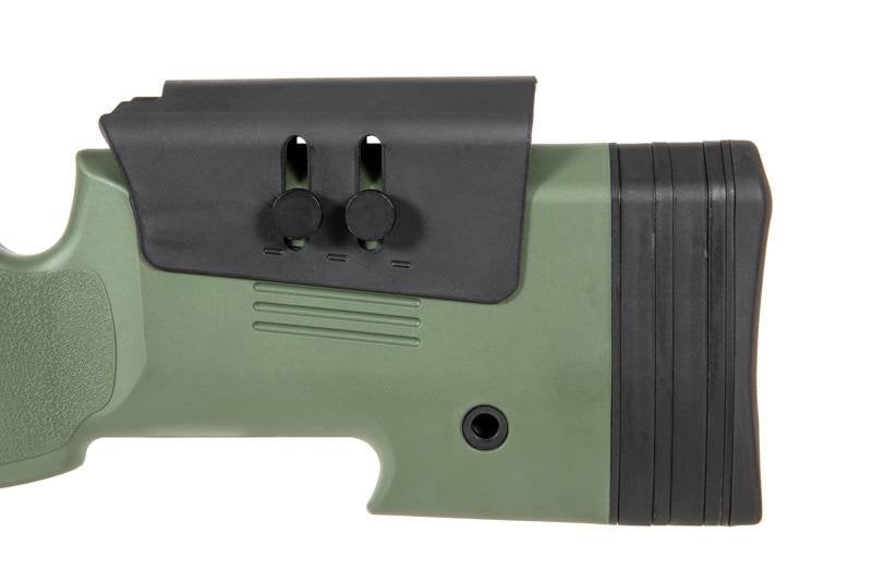 Karabin snajperski ASG Specna Arms SA-S02 CORE z lunetą i dwójnogiem - Olive