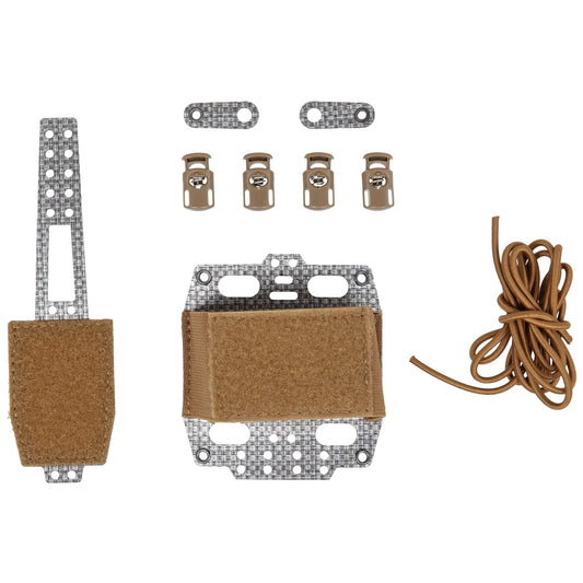 Pokrowiec Wosport typu Bridge Lightweight na Baterię NVG do hełmu - Coyote Brown