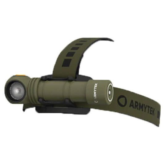 Latarka czołowa i kątowa Armytek Wizard C2 Pro Olive White - 2500 lumenów