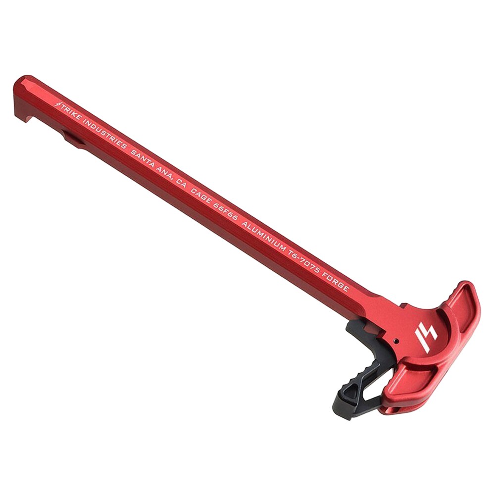 Dźwignia przeładowania Strike Industries Charging Handle with Extended Latch do karabinków AR - Red