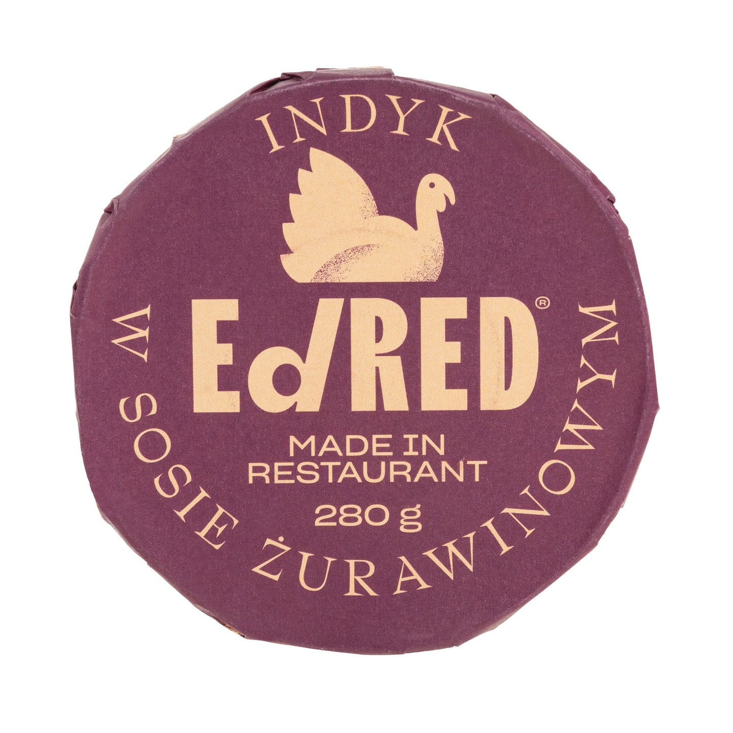Żywność konserwowana Ed Red - Indyk w sosie żurawinowym 280 g