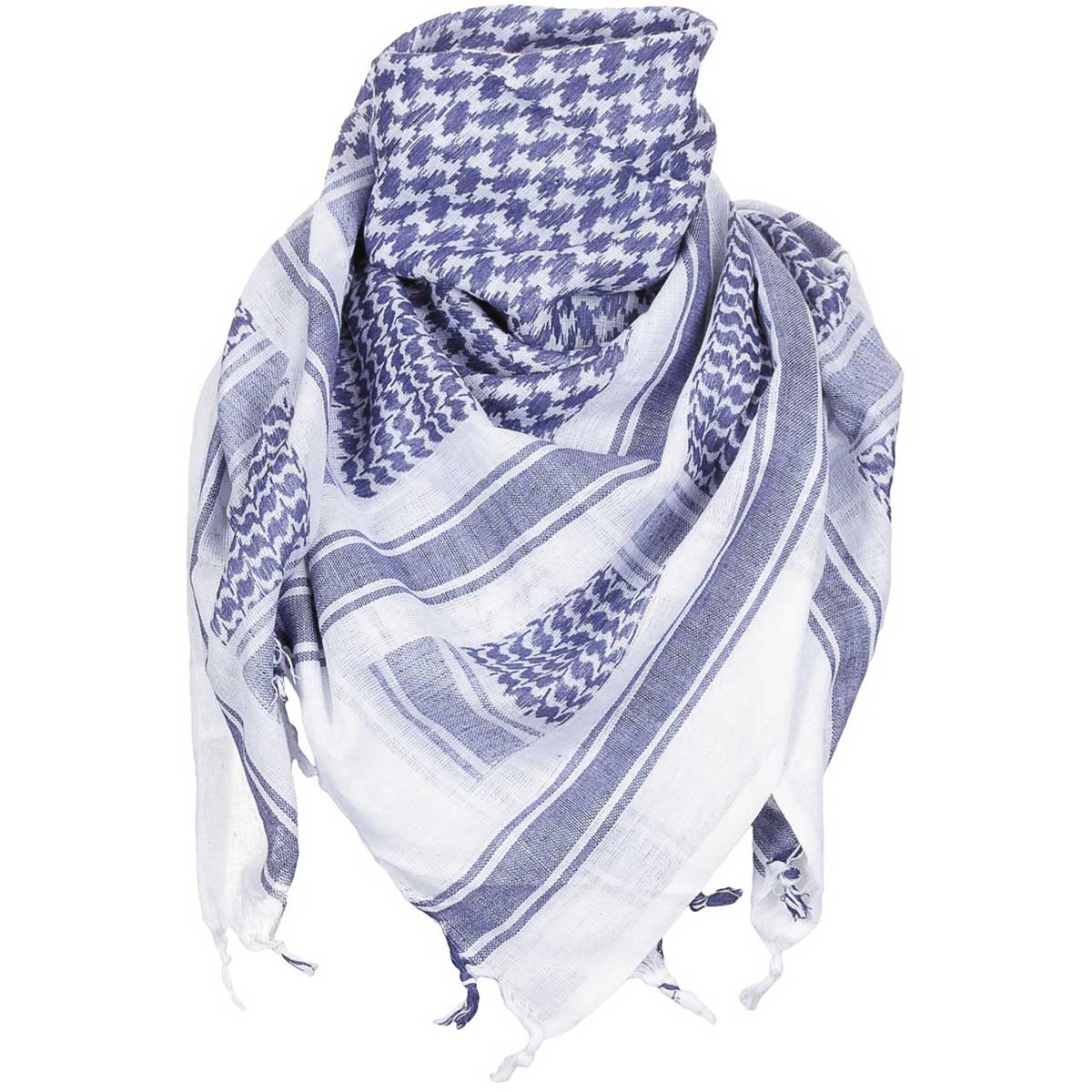 Arafatka chusta ochronna MFH Shemagh - Blue/White