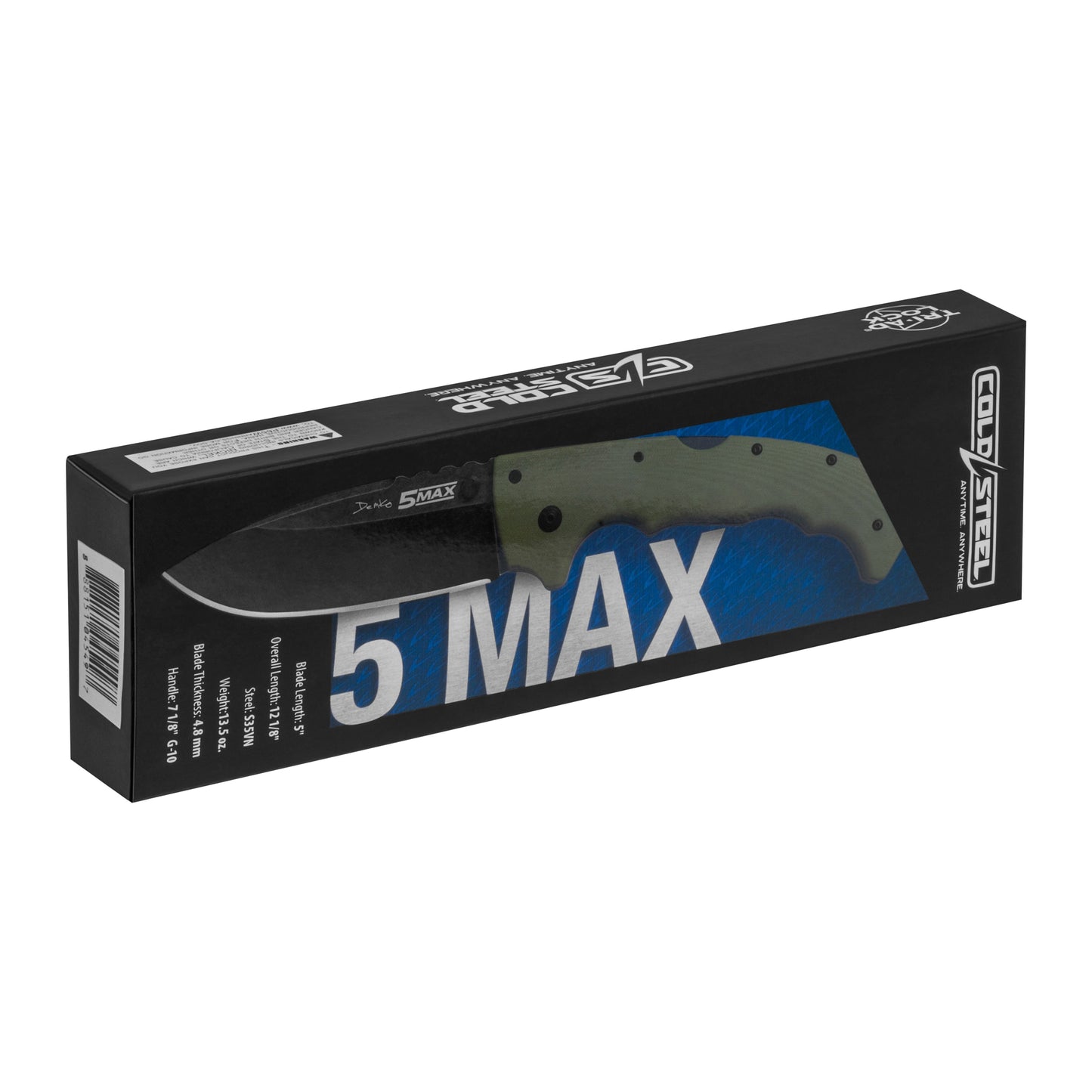 Nóż składany Cold Steel 5-MAX CPM-S35VN - OD Green