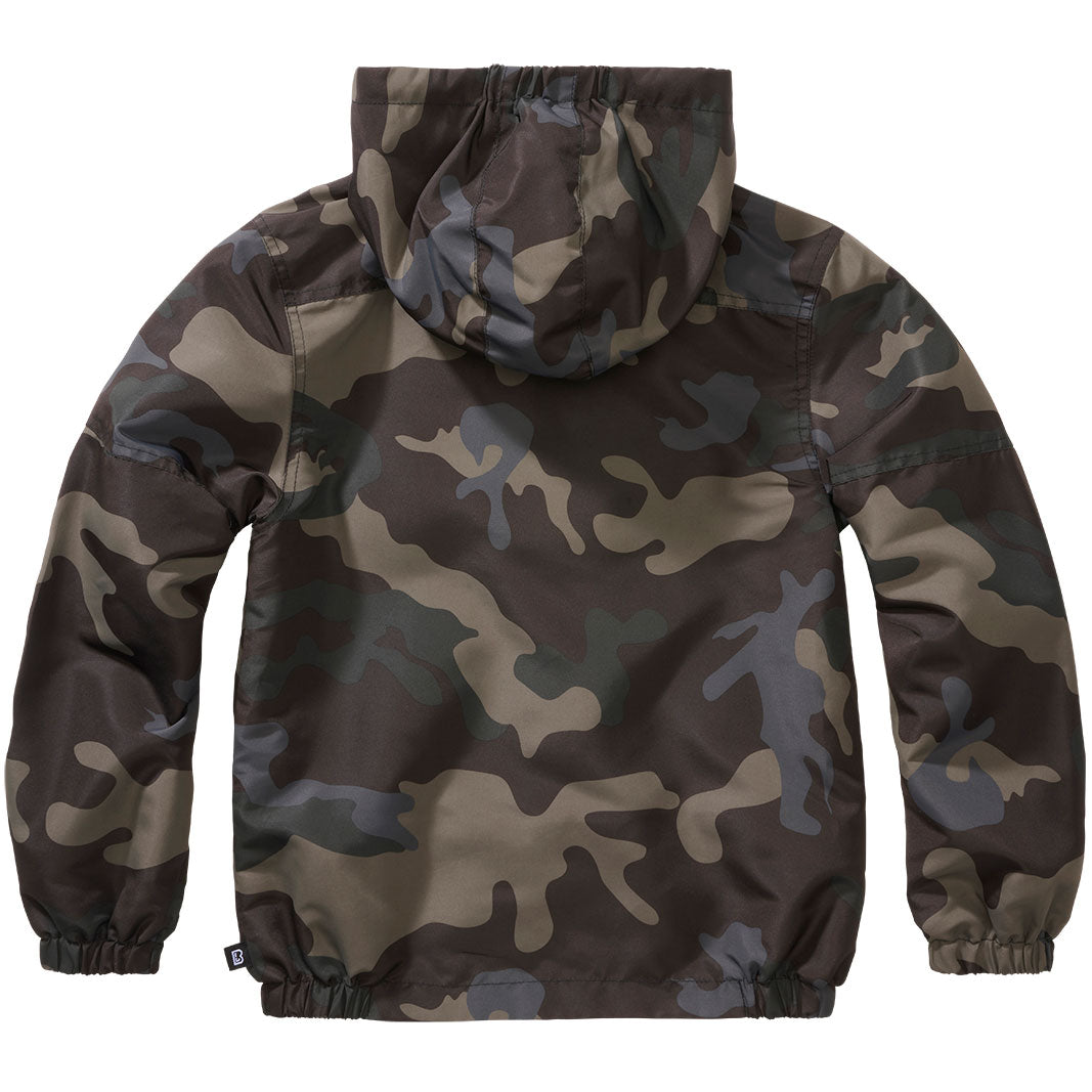 Kurtka dziecięca Brandit Summer Windbreaker Frontzip - Dark Camo
