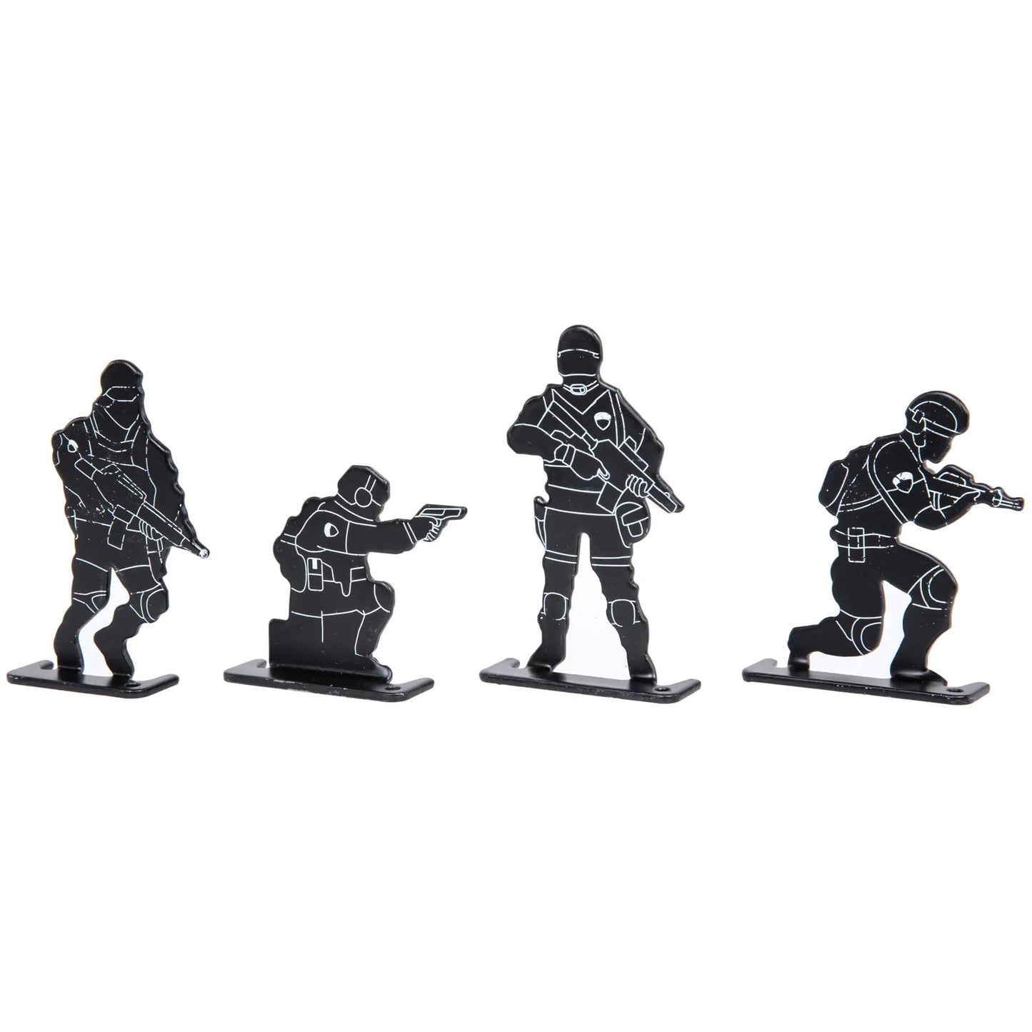 Zestaw celów sylwetkowych Wosport Soldier Target - Black