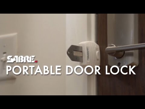 Uniwersalna blokada drzwi Sabre - White
