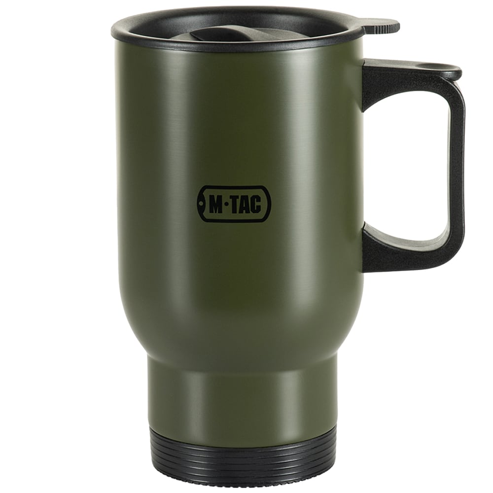 Kubek termiczny M-Tac z pokrywką 0,45 l - Olive